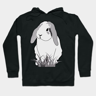 Cute Gray Bunny Rabbit Hoodie